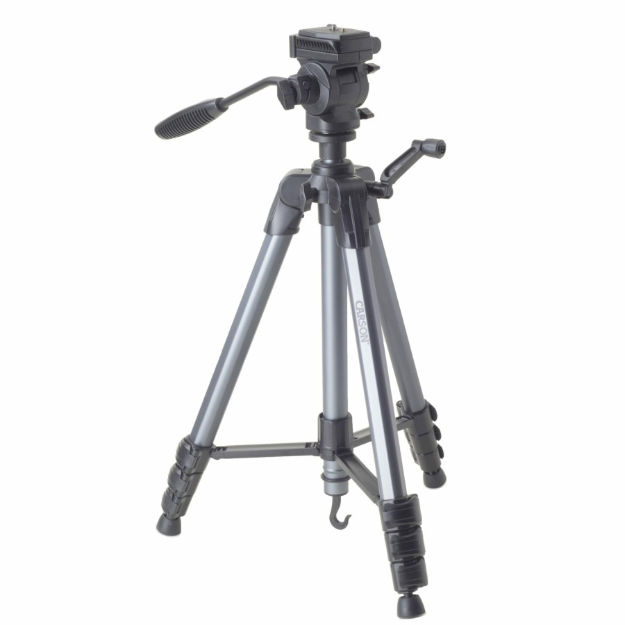 Additional Items Carson | The Rock Series 65.1" Fluid Panhead Aluminum Lightweight Tripod