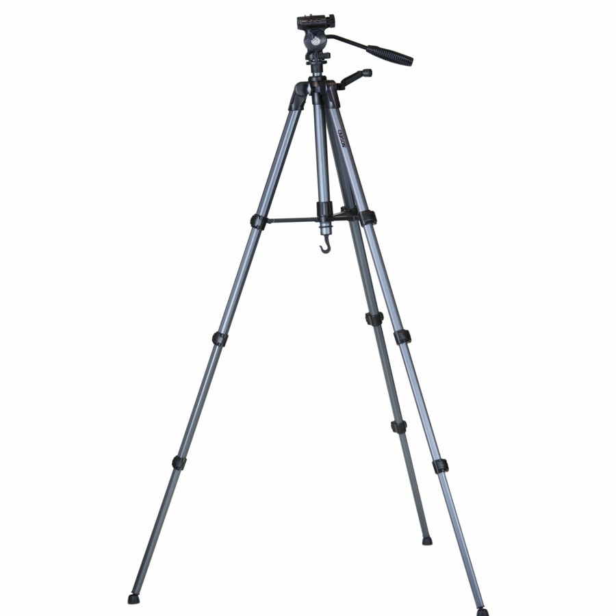 Additional Items Carson | The Rock Series 65.1" Fluid Panhead Aluminum Lightweight Tripod