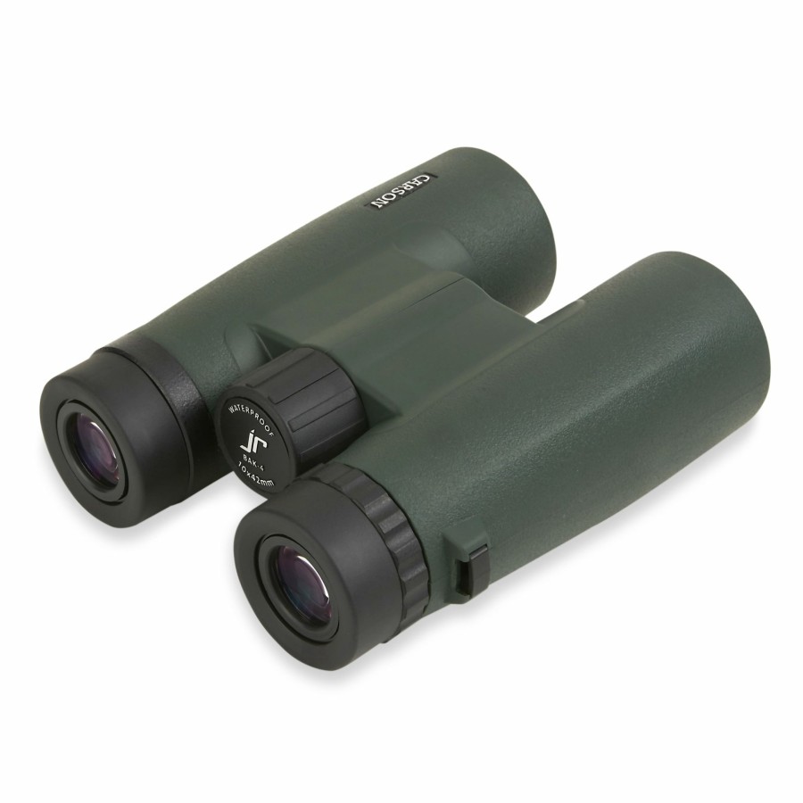 Binoculars Carson | Jr Series 10X42Mm Anti Fog And Waterproof Binoculars In Green