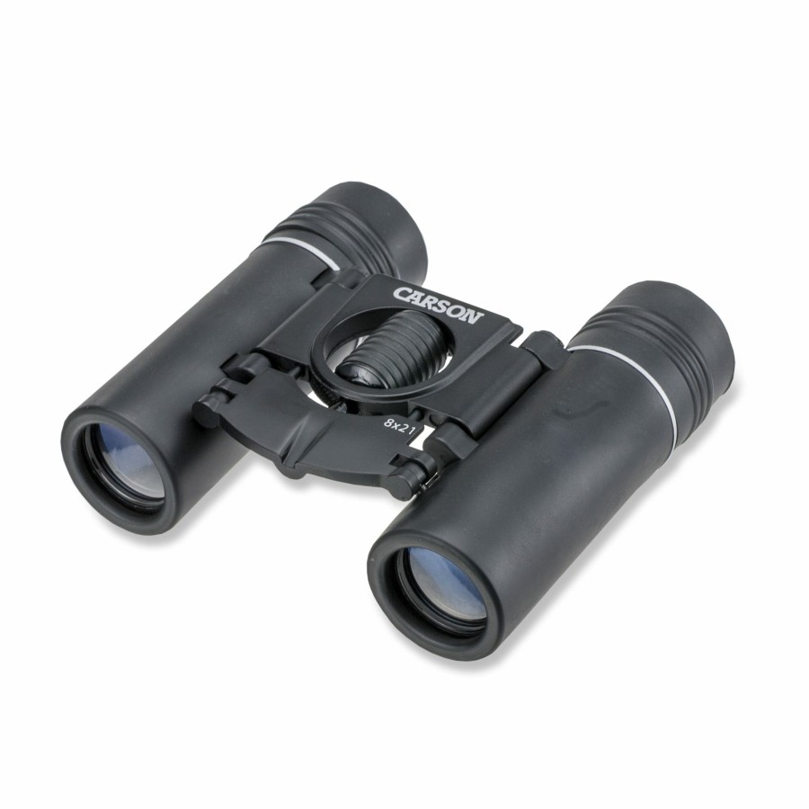 Binoculars Carson | Kinglet 8X21Mm Foldable Lightweight Ultra Compact Binoculars