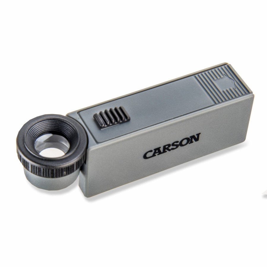 Magnifiers Carson | Micromag Led Lit 11X Magnification Compact Focusing Loupe Magnifier