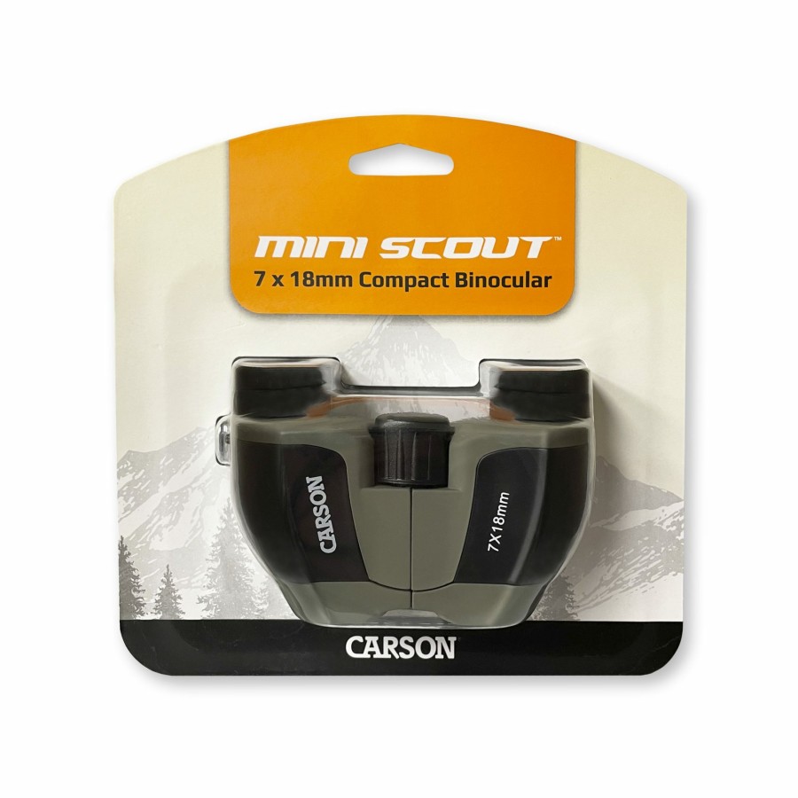 Binoculars Carson | Miniscout 7X18Mm Lightweight Ultra Compact Sports Binoculars