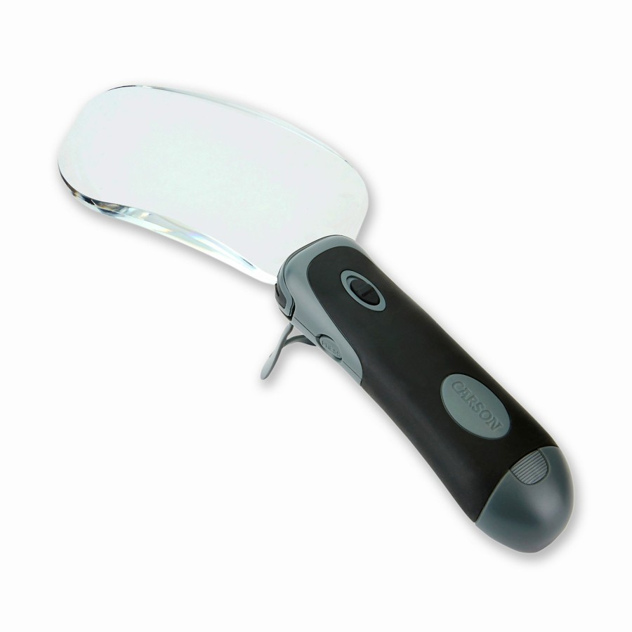 Magnifiers Carson | Remov-A-Lens 2X-3X Power 3-In-1 Led Lit Handheld Magnifying Glass Set