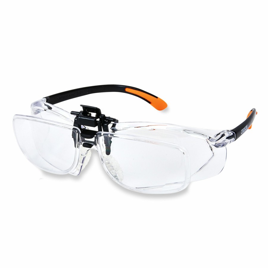 Magnifiers Carson | 1.5X (+2.5 Diopter) Flip Up Protective Magnifying Safety Glasses