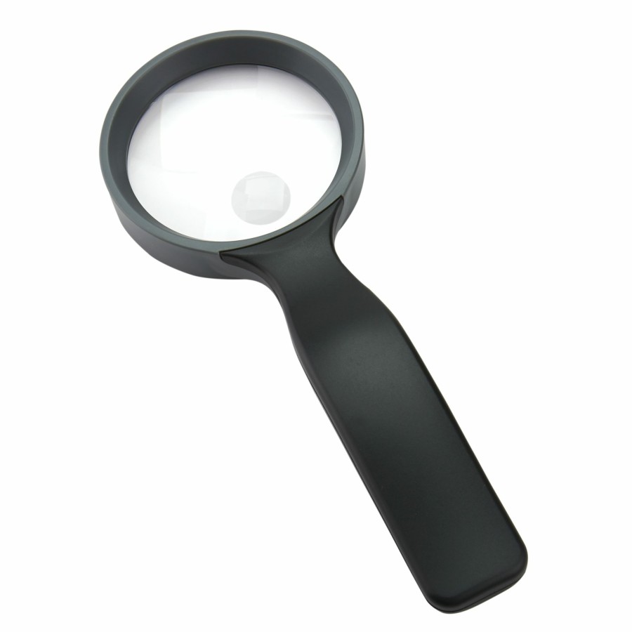 Magnifiers Carson | Handheld Series Rimmed 2.5X Magnification 3" Acrylic Lens Magnifier