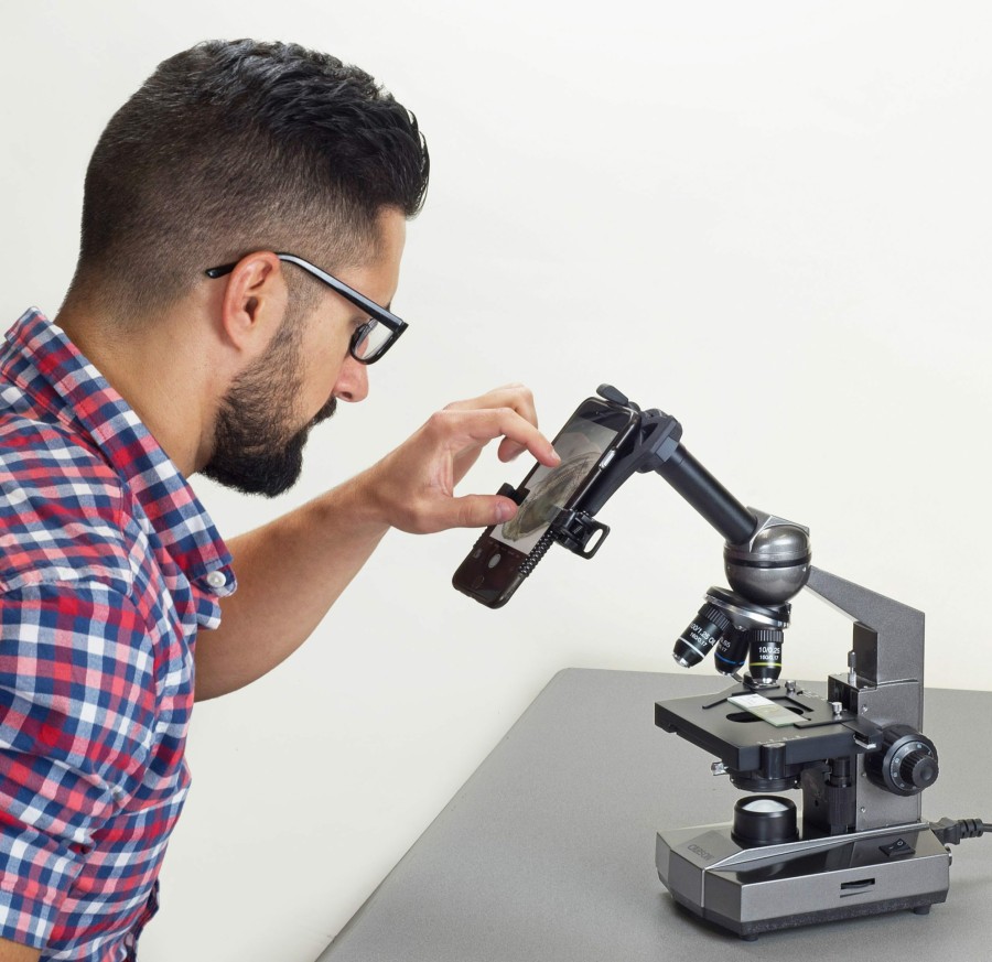 Microscopes Carson | Intermediate 100X-1000X Led Compound Microscope And Smartphone Adapter