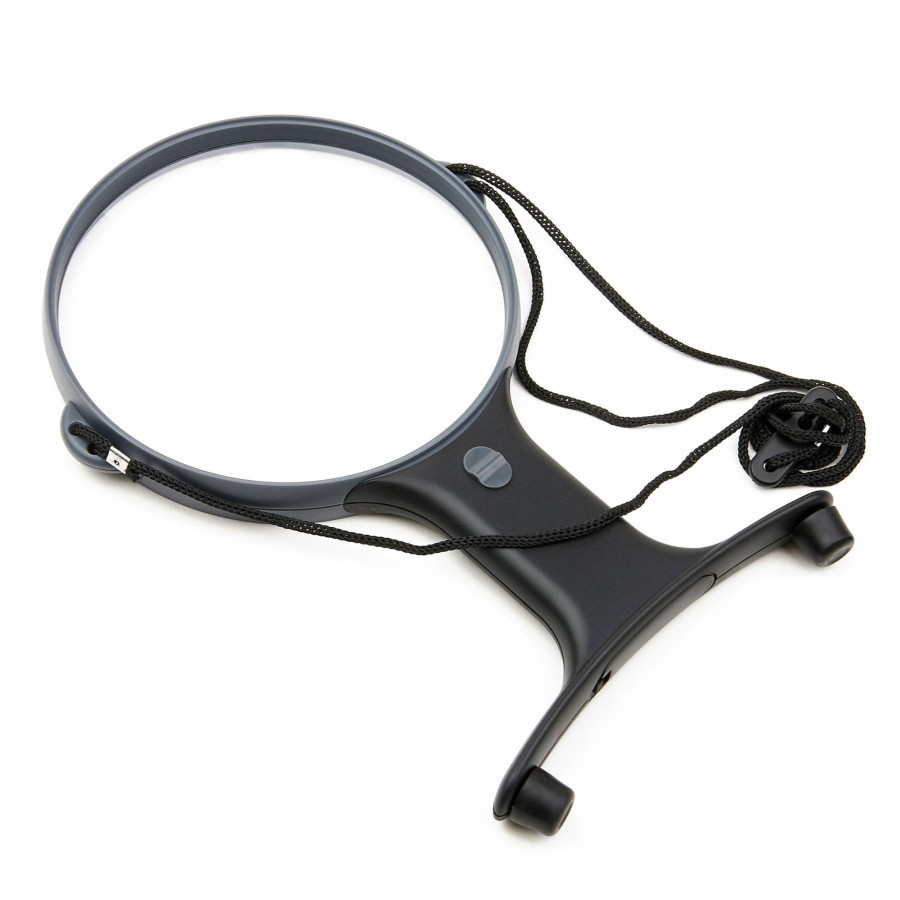 Magnifiers Carson | Magnishine Dual Led Lit 2X Magnification Hands-Free Magnifying Glass