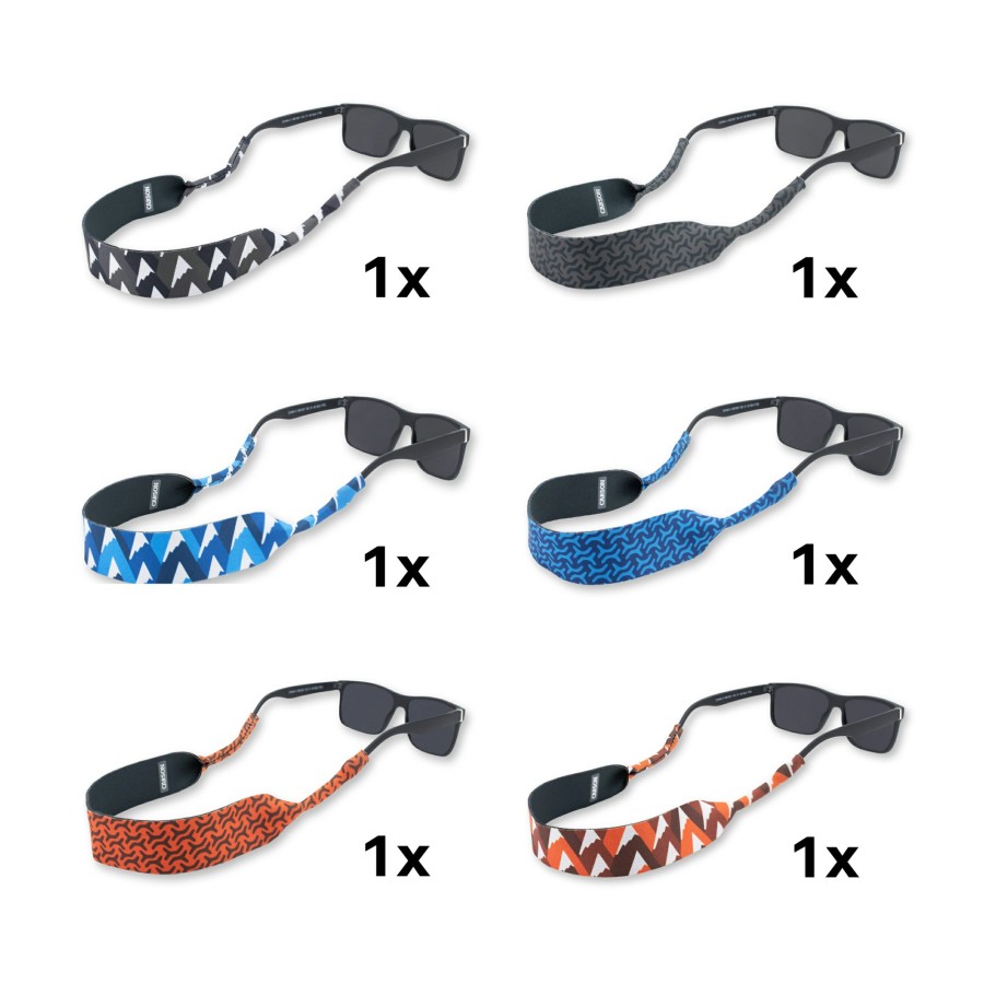 Additional Items Carson | Neoprene Eyewear Retainer For Eyeglasses And Sunglasses Pack