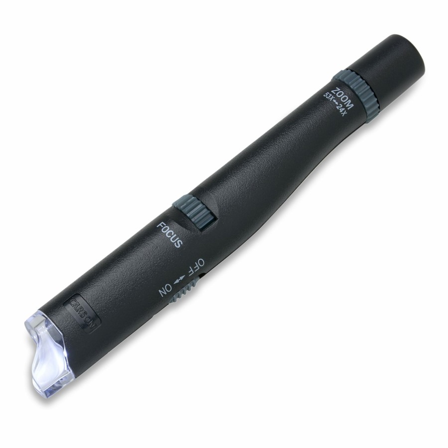 Microscopes Carson | Micropen Led Lit 24X-53X Magnification Pocket Microscope Pen