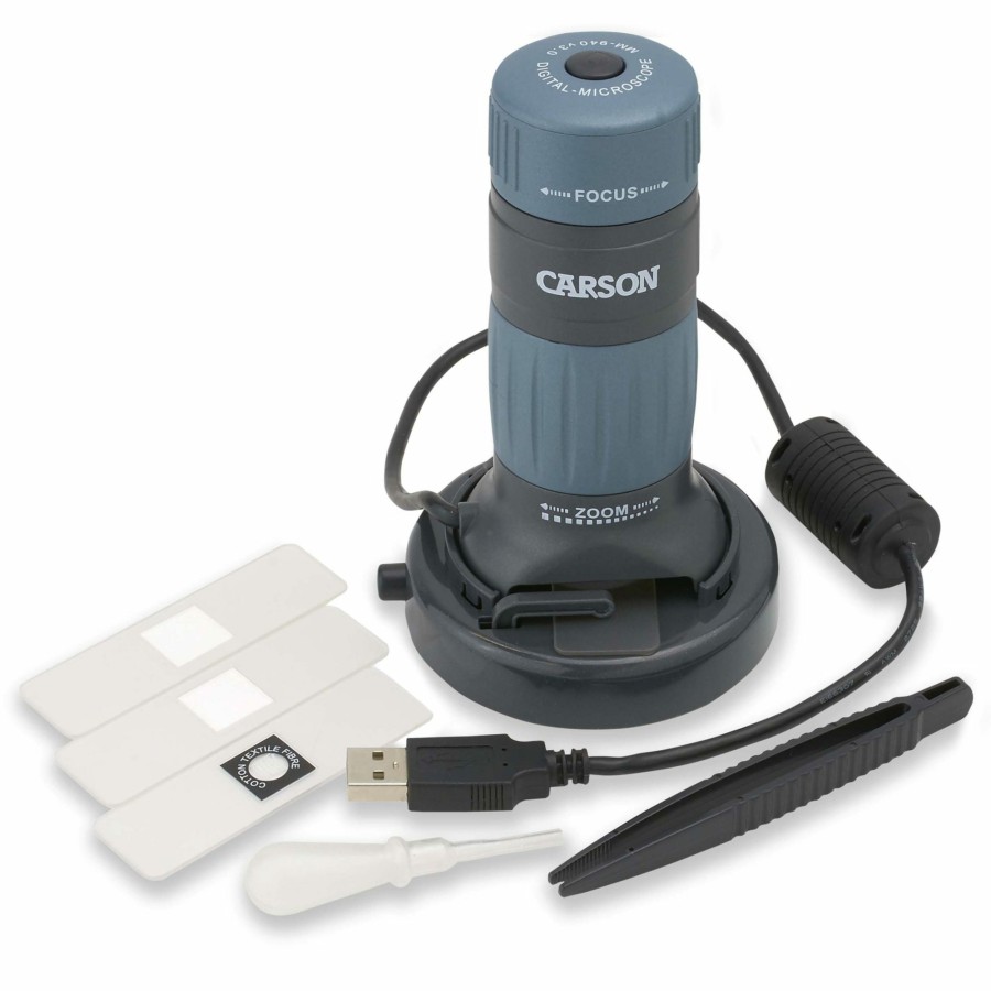 Microscopes Carson | Zpix 300 86X-457X Usb Digital Microscope With Video Capturing