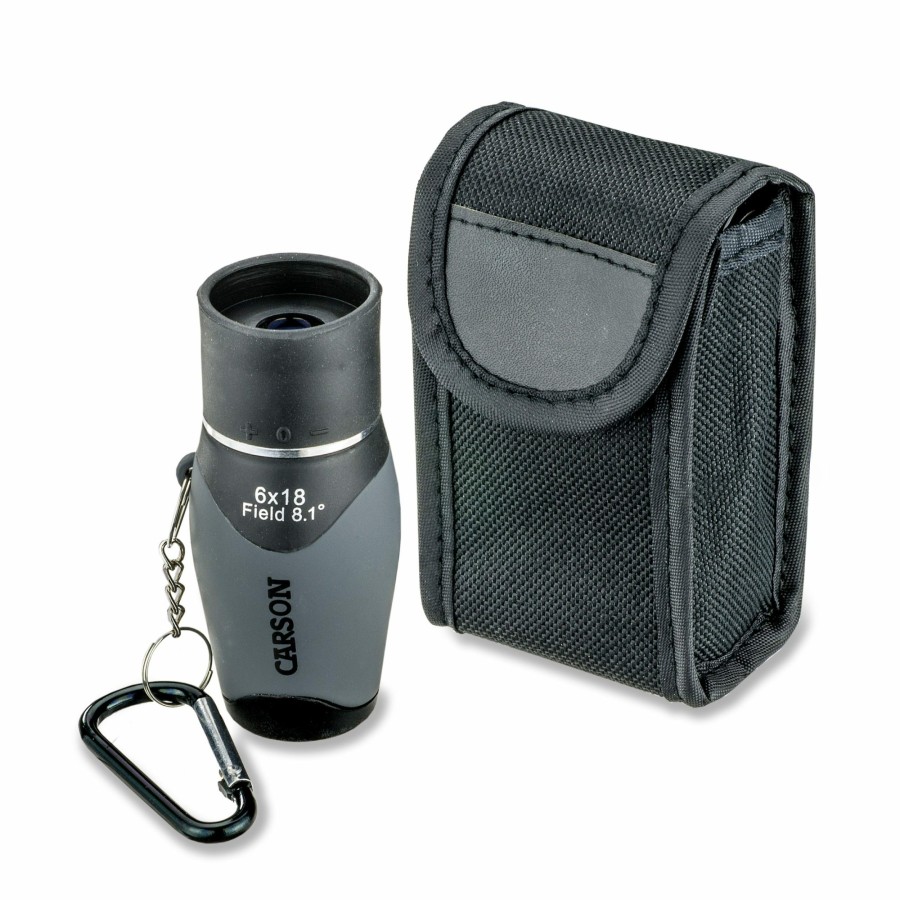 Sport Optics Carson | Minimight 6X18Mm Compact Pocket Monocular With Carabiner Clip