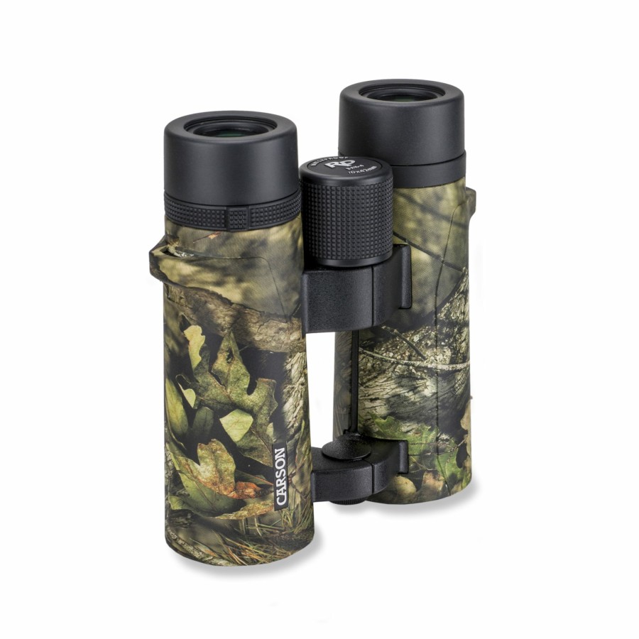 Binoculars Carson | Rd Series 10X42Mm Open Bridge Hd Waterproof Binoculars In Mossy Oak