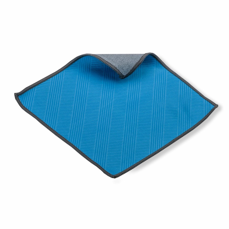 Additional Items Carson | Double Sided Microfiber And Silk Lens Cleaning Cloth In Blue