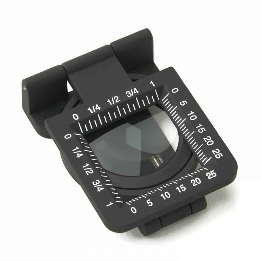 Magnifiers Carson | Metal Linentest 5X30Mm Glass Loupe Magnifier With Soft Pouch