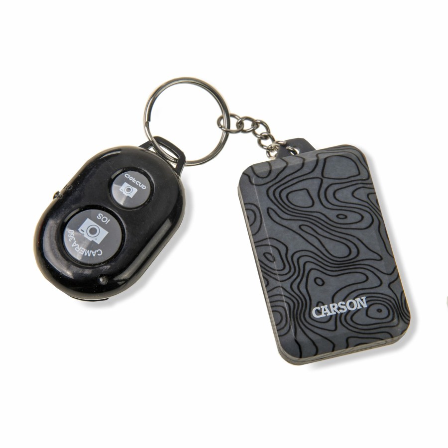 Additional Items Carson | Cob Led Keychain Flashlight With Keyring And 3 Settings, Gray