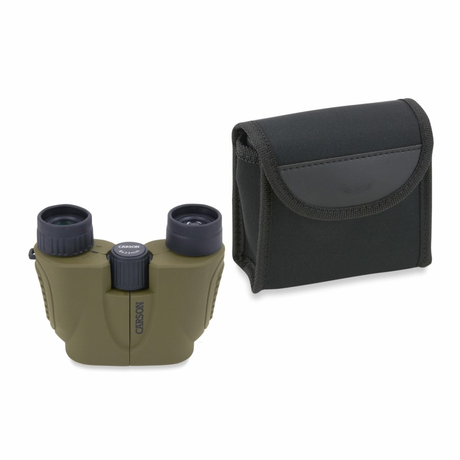 Binoculars Carson | Hornet 8X22Mm Power Lightweight And Portable Compact Binoculars