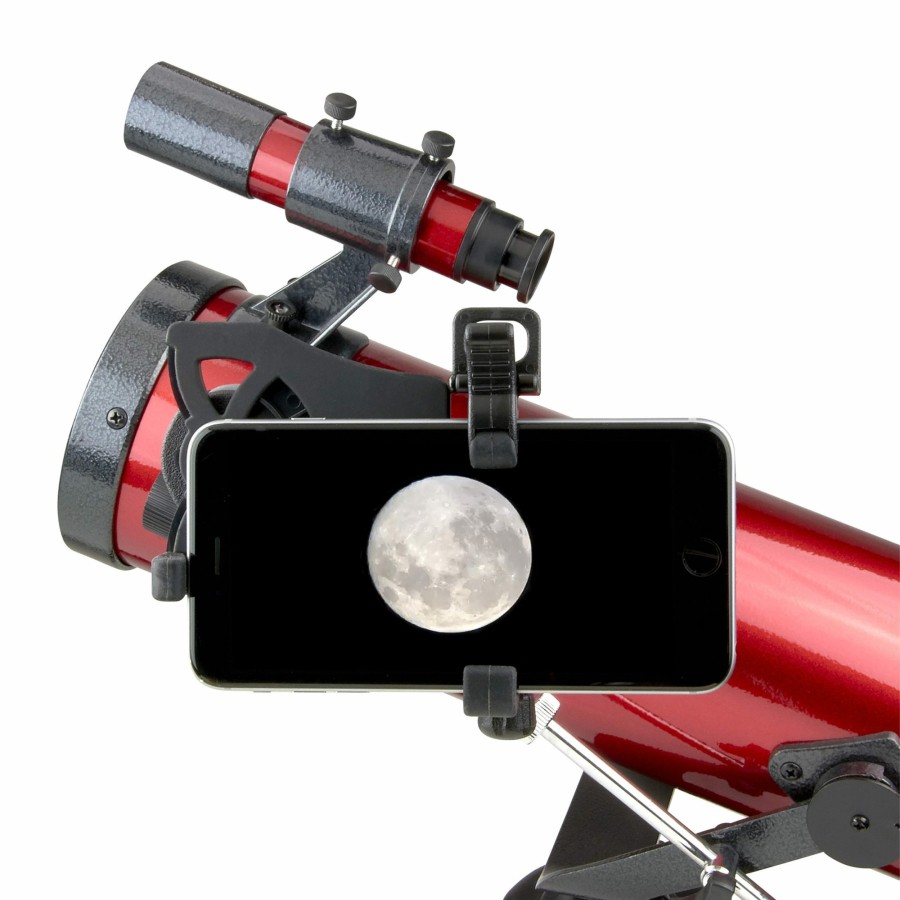 Telescopes Carson | Red Planet 35-78X76Mm Newtonian Telescope With Digiscoping Adapter