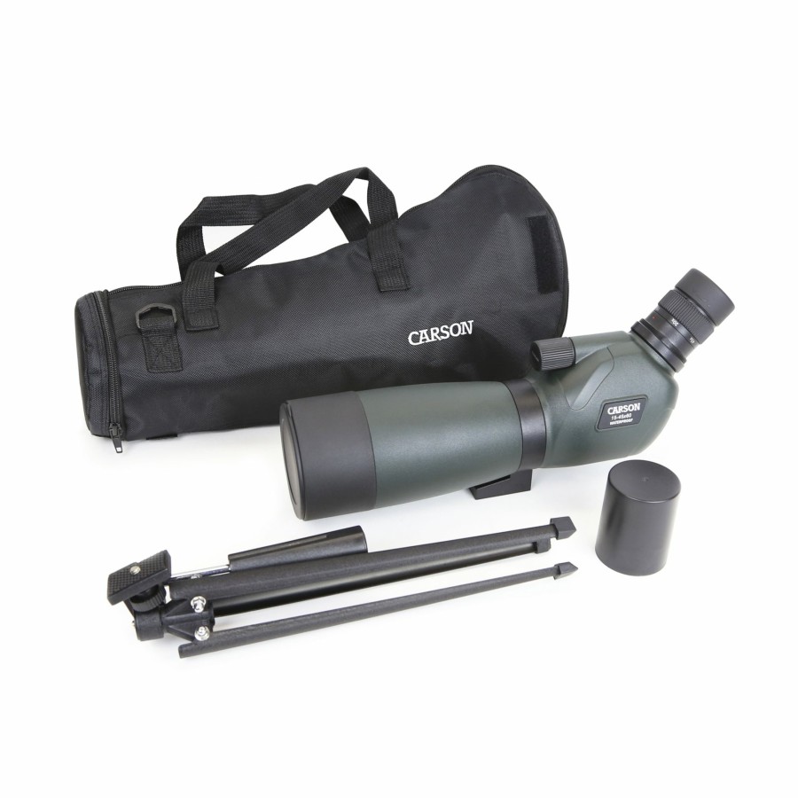 Sport Optics Carson | Everglade 15-45X60Mm Waterproof Spotting Scope With Tabletop Tripod