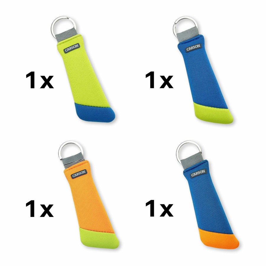 Additional Items Carson | Floating Keychain With Lightweight Foam Core Technology, 4-Pack