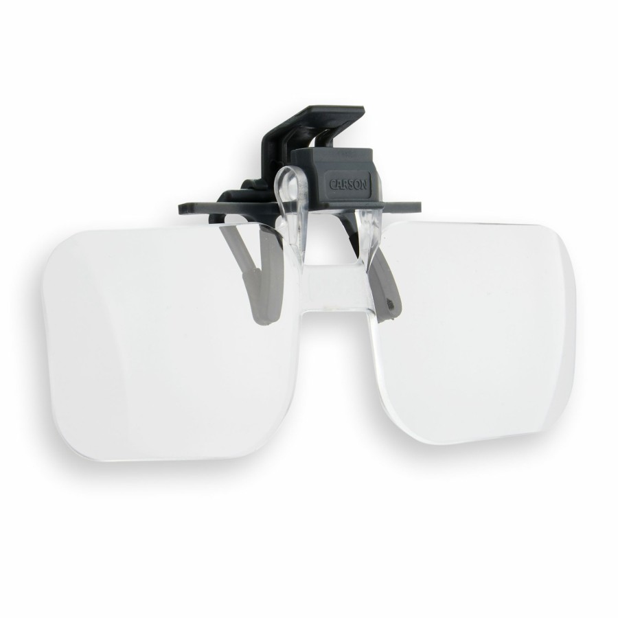 Magnifiers Carson | Clip And Flip +3.00 Diopters 1.75X Power, Clip-On Wearable Magnifier