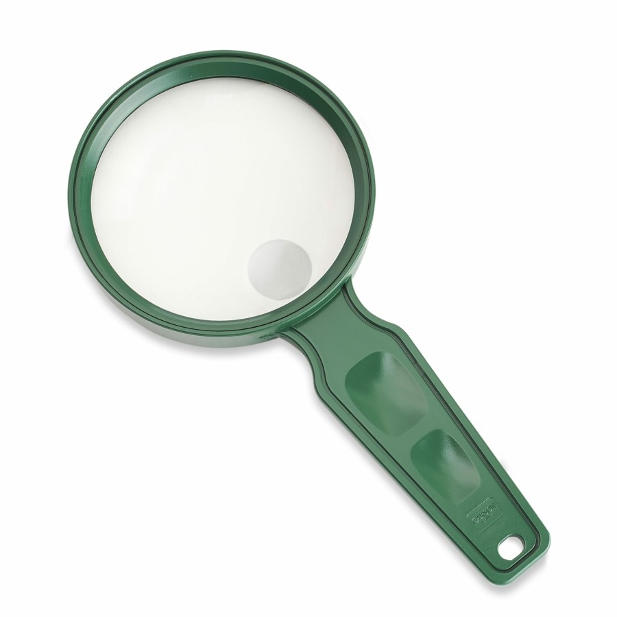 Magnifiers Carson | Magniview 2X Power Magnifying Glass With 4.5X Bi-Focal Spot Lens