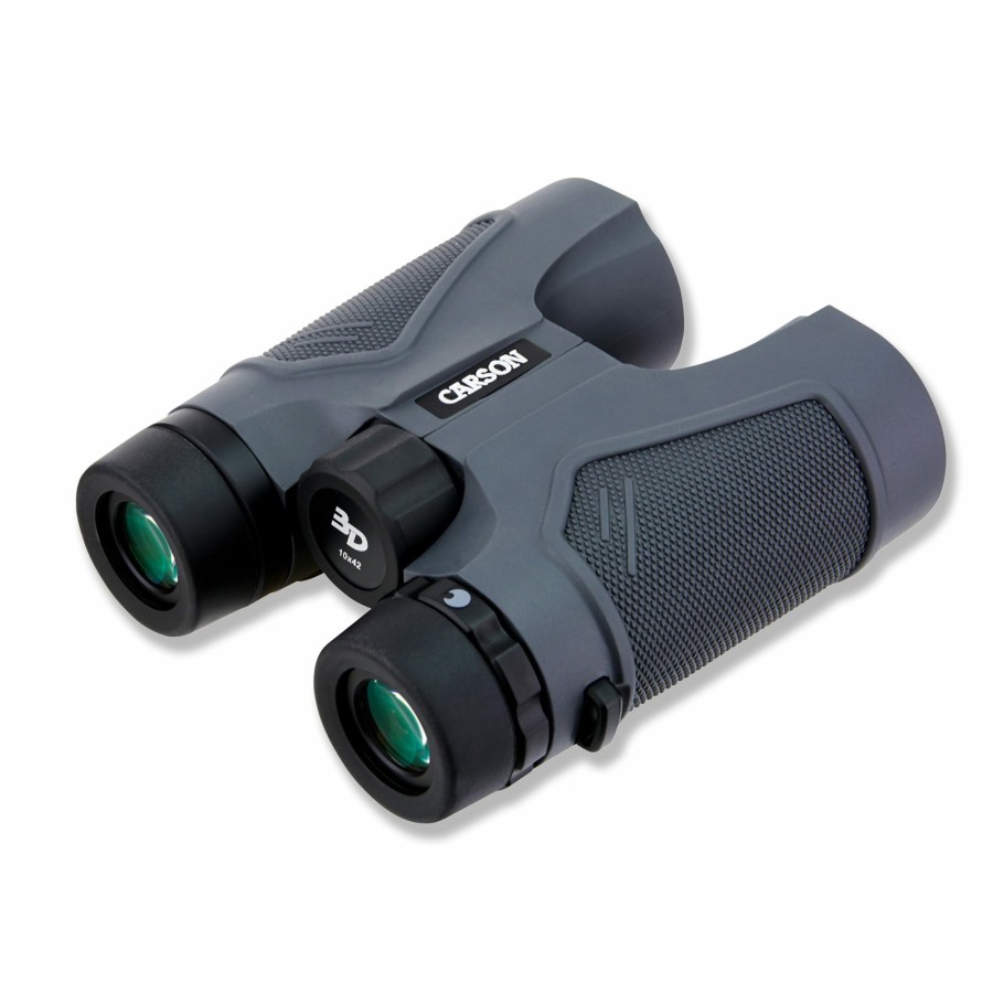 Binoculars Carson | 3D Series 10X42Mm Hd Anti Fog Waterproof Binoculars With Rubber Grip