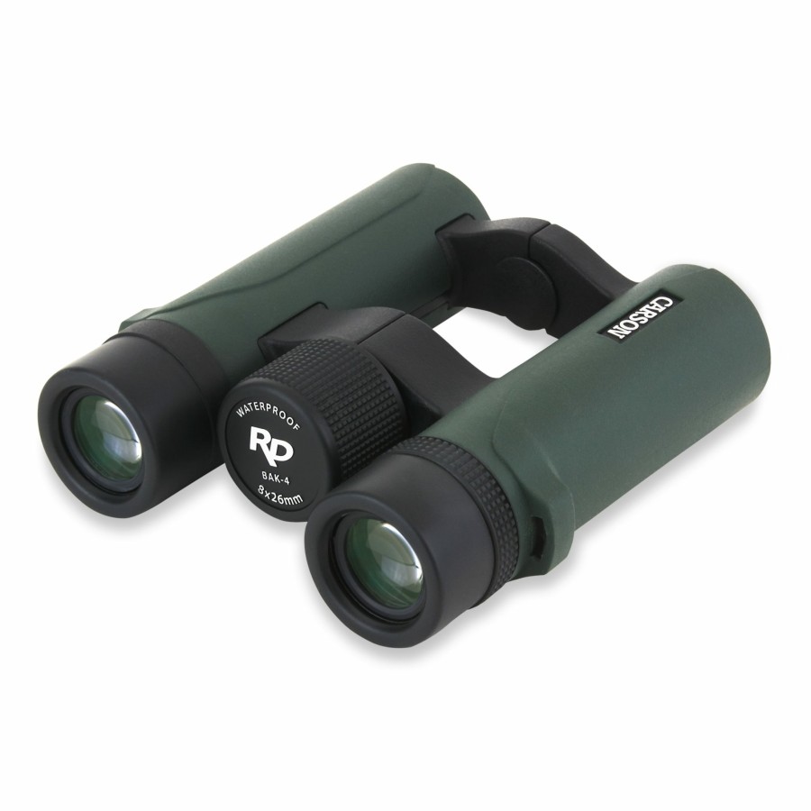 Binoculars Carson | Rd Series 8X26Mm Open Bridge Hd Waterproof Compact Binoculars