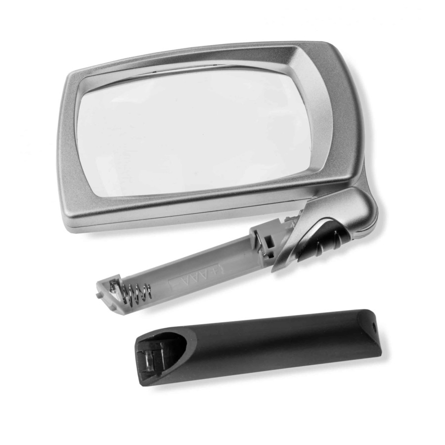 Magnifiers Carson | Led Lit 2.5X Magnification Foldable Rectangular Magnifying Glass