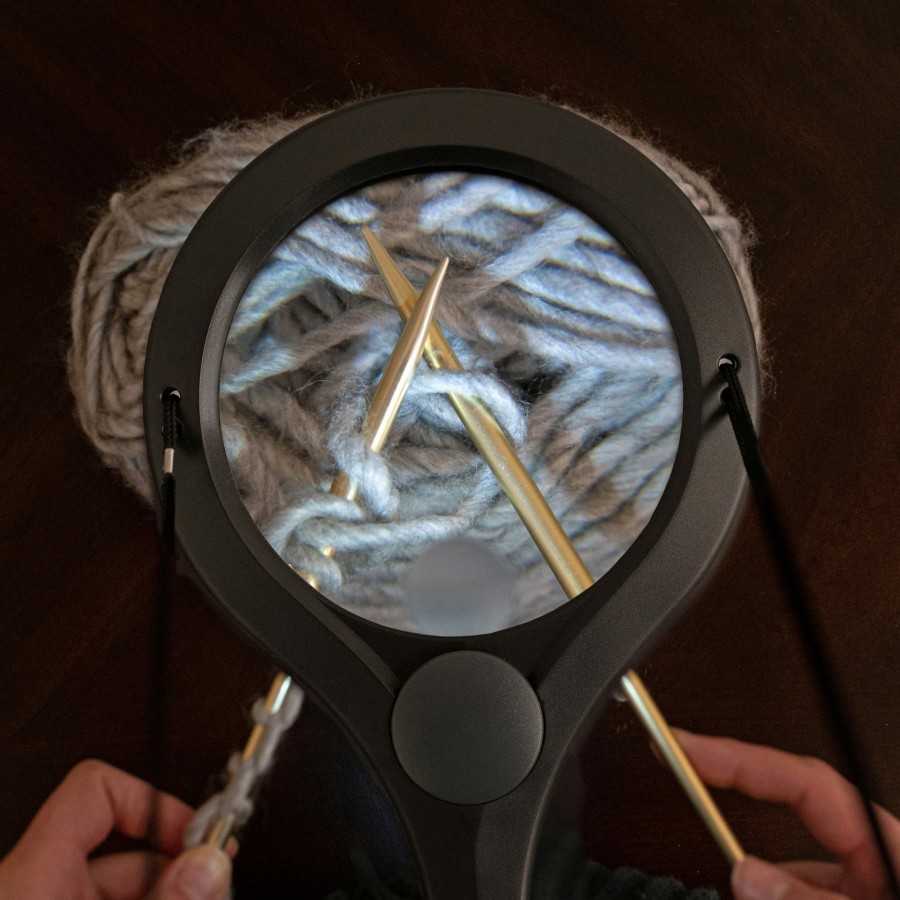 Magnifiers Carson | Lumicraft Led Hands-Free 2X Magnifier With 4X Spot Lens And Neck Cord