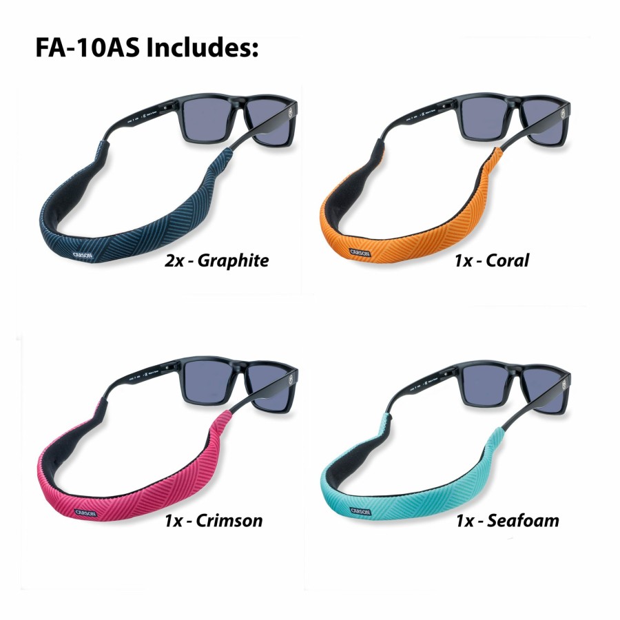 Additional Items Carson | Neoprene Floating Eyewear Retainer With Foam-Core Technology 5-Pack