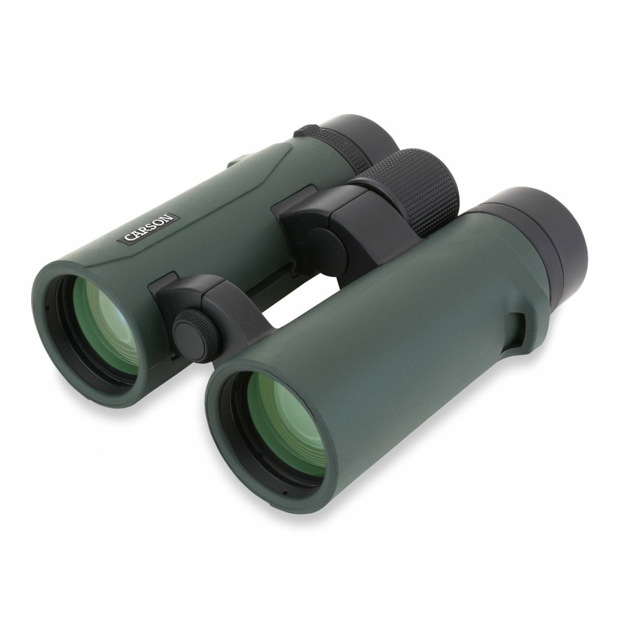 Binoculars Carson | Rd Series 10X42Mm Open Bridge Full Sized Hd Waterproof Binoculars