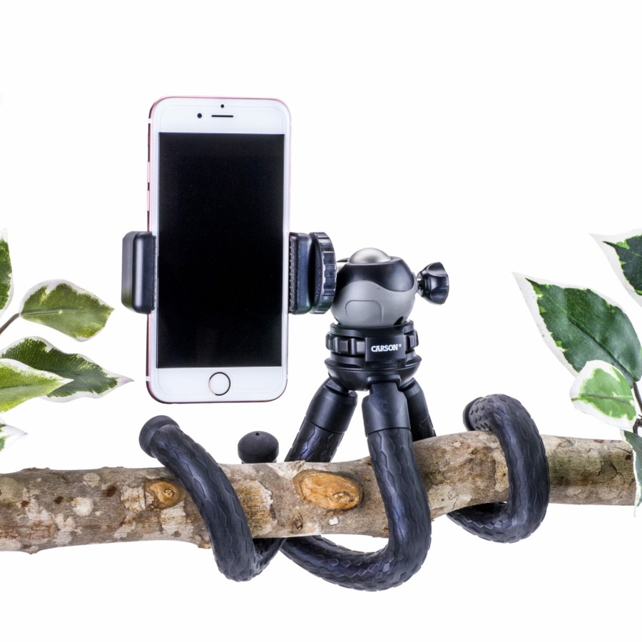 Additional Items Carson | Boapod Flexible Leg Travel Tripod With Universal Smartphone Adapter