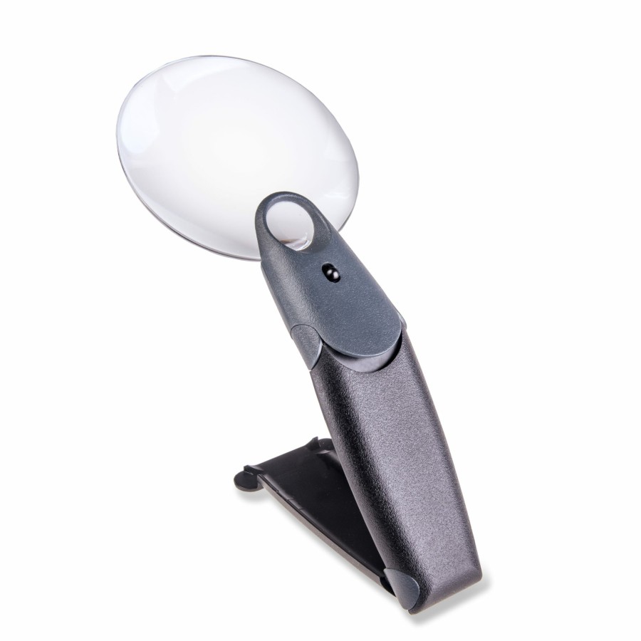 Magnifiers Carson | Freehand 2.5X Led Handheld Or Handsfree Magnifier With 5.5X Spot Lens