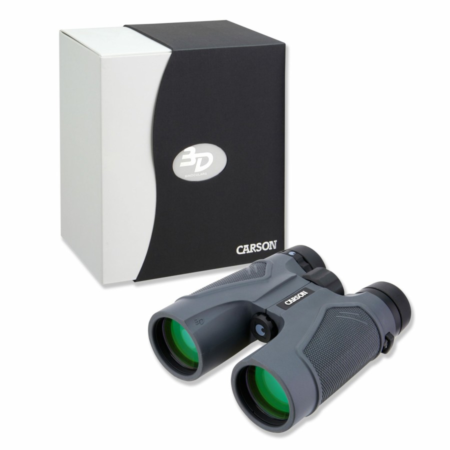 Binoculars Carson | 3D Series 8X42Mm Hd Anti Fog Waterproof Binoculars With Rubber Grip