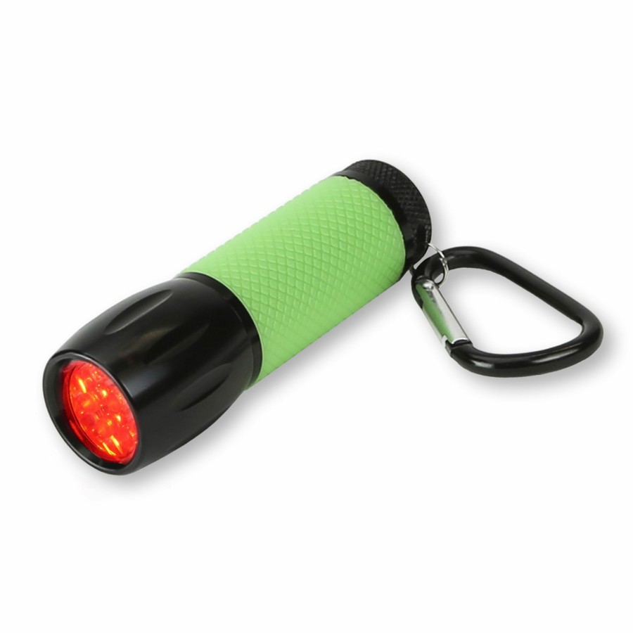 Additional Items Carson | Redsight Pro Red Led Flashlight With Glow-In-The-Dark Rubber Grip