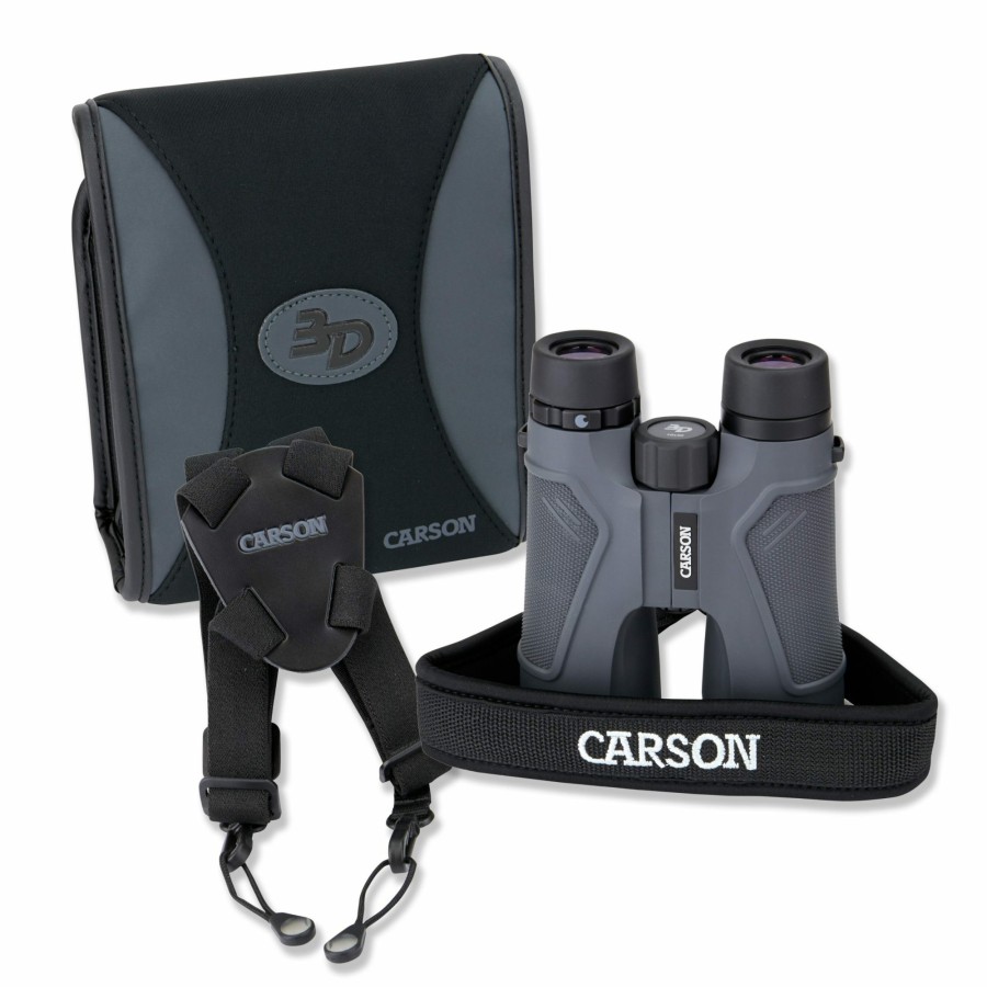 Binoculars Carson | 3D Series 10X50Mm Hd Anti Fog Waterproof Binoculars With Rubber Grip