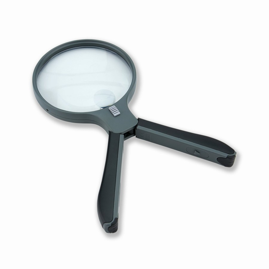 Magnifiers Carson | Splithandle 2X Power Handheld Or Hands-Free Acrylic Lens Magnifier